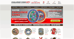 Desktop Screenshot of challengecoinscity.com